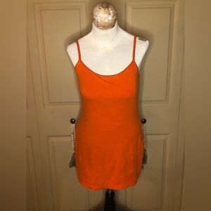 Women’s long orange tank top by Victoria Secret size Medium